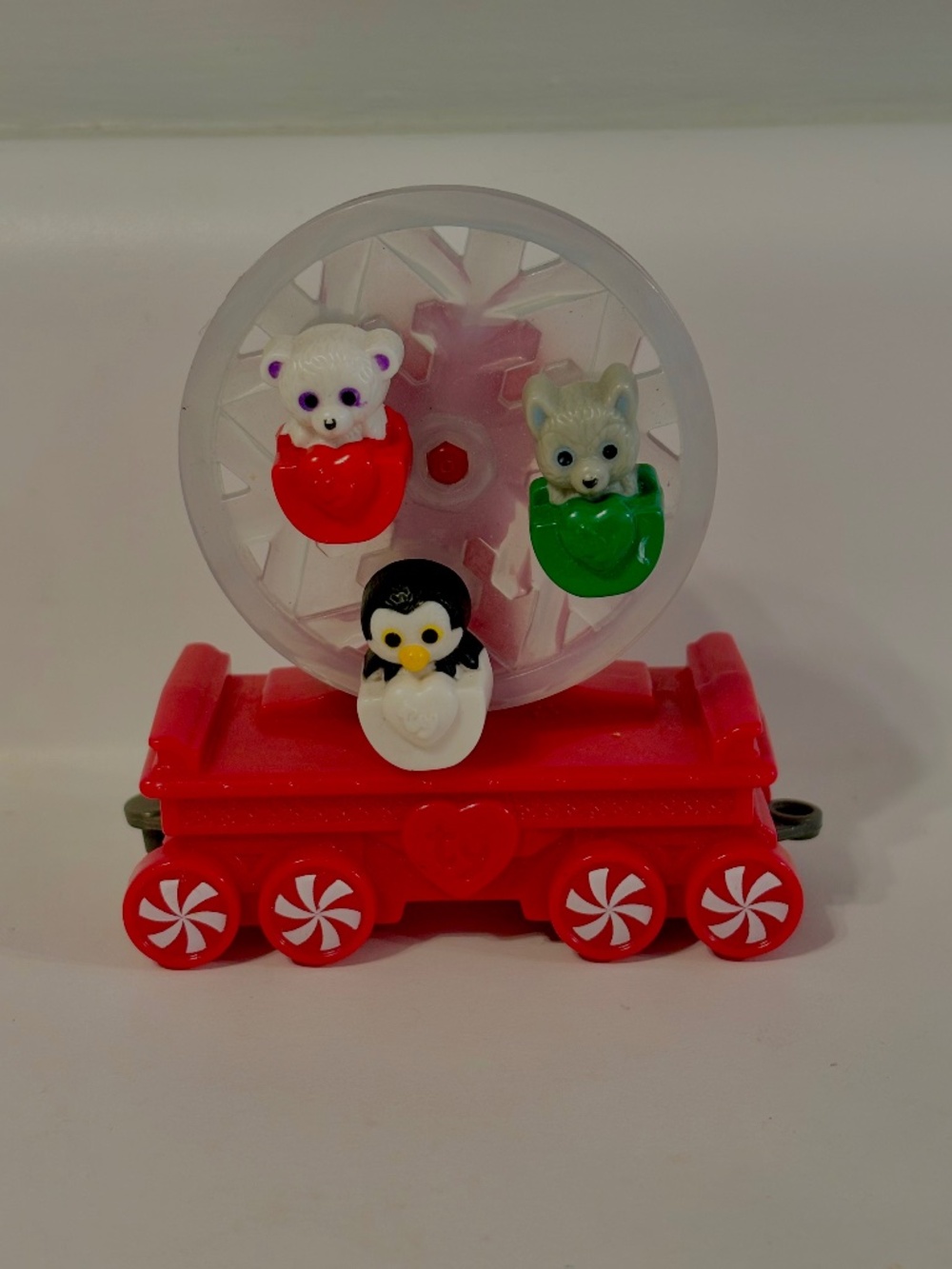 2017 McDonalds Holiday Express Happy Meal Toy Ty Beanie Boo Train Car Christmas